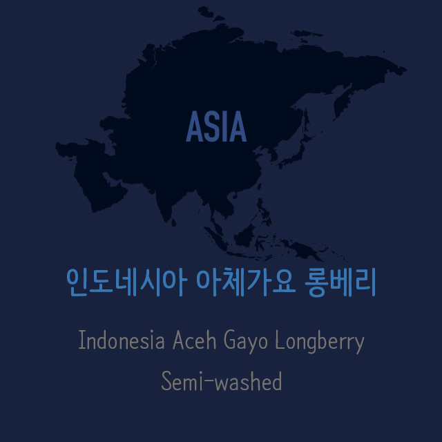 [생두] 인도네시아 아체가요 롱베리 Indonesia Aceh Gayo Longberry_1Kg